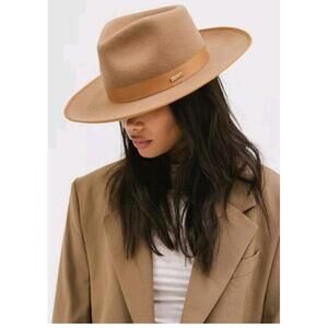 Gigi Pip Womens 59 M/L Hat Monroe Rancher Felt Brown Australian Wool
